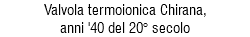 Valvola termoionica Chirana, anni '40 del 20° secolo
