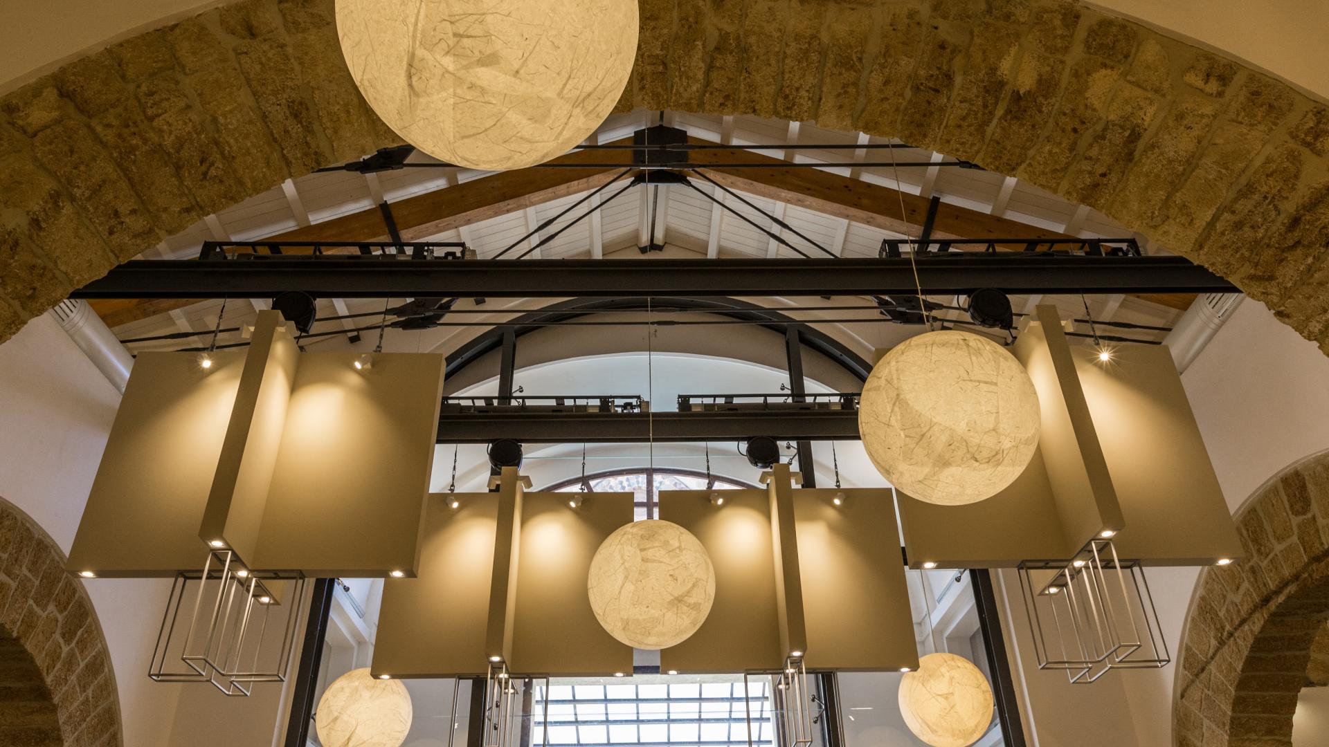 Interior of the Sala delle Verifiche (exhibition hall)