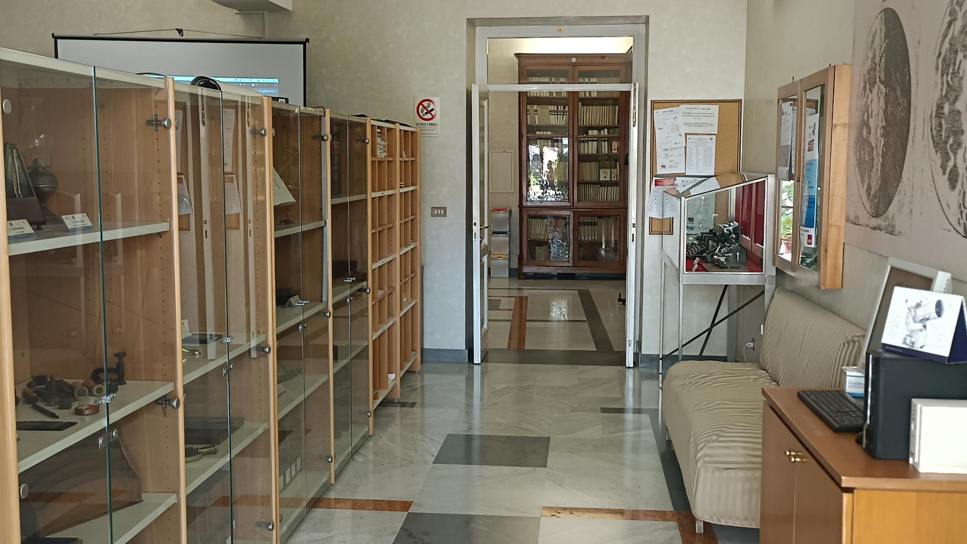 Prima sala all’ingresso dell’Osservatorio