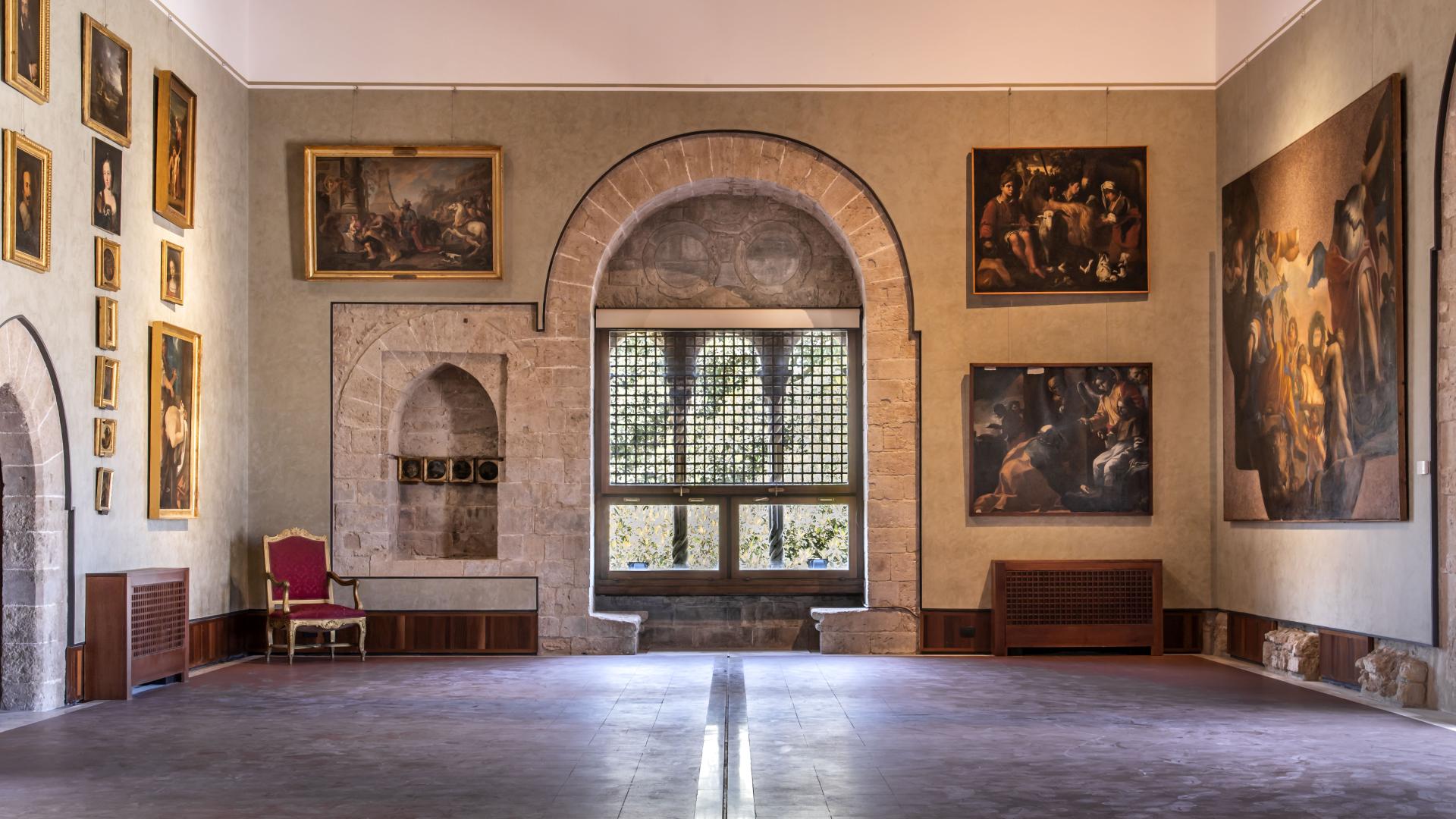 Palazzo Chiaromonte - Sala delle Capriate